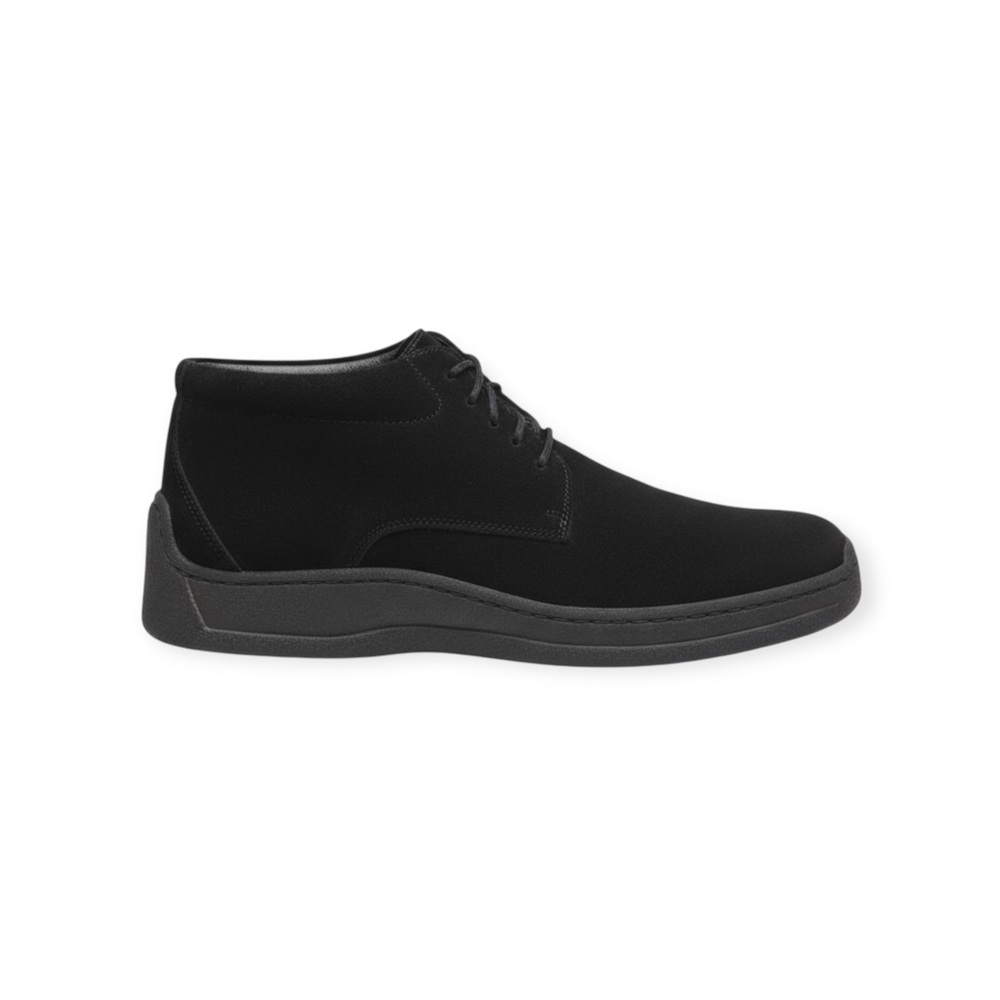 Johnston & Murphy ❁ Suede Lace Up Chukka Ankle Boots Handcrafted Shoes ❁ Black